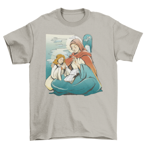 People praying with bible t-shirt design