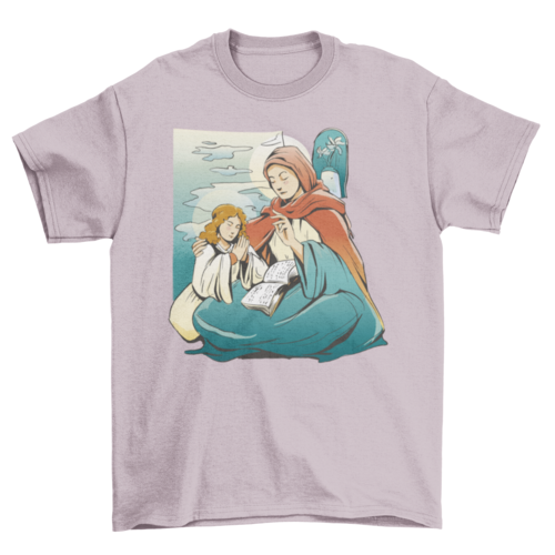 People praying with bible t-shirt design