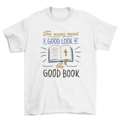 Bible religious book t-shirt design