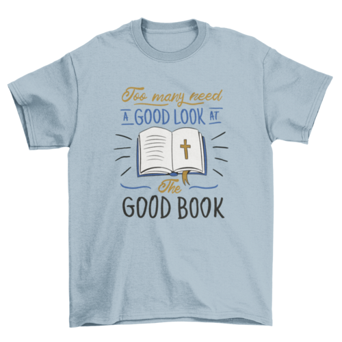 Bible religious book t-shirt design