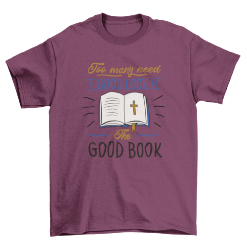 Bible religious book t-shirt design