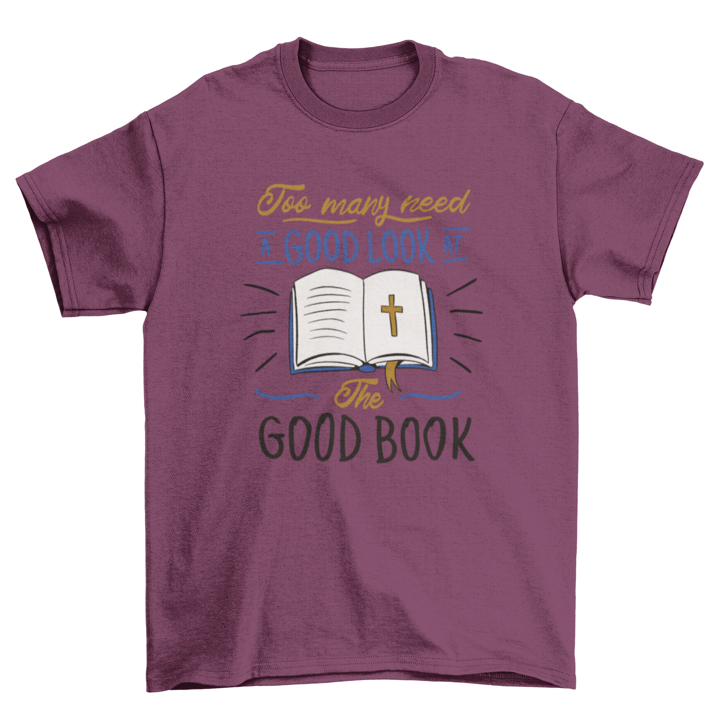 Bible religious book t-shirt design