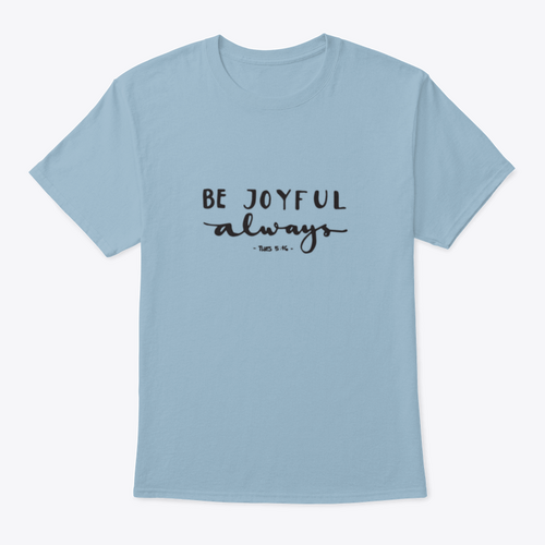 Be Joyful Bible Verse Hand Lettered Quote Modern Calligraphy Inspiring